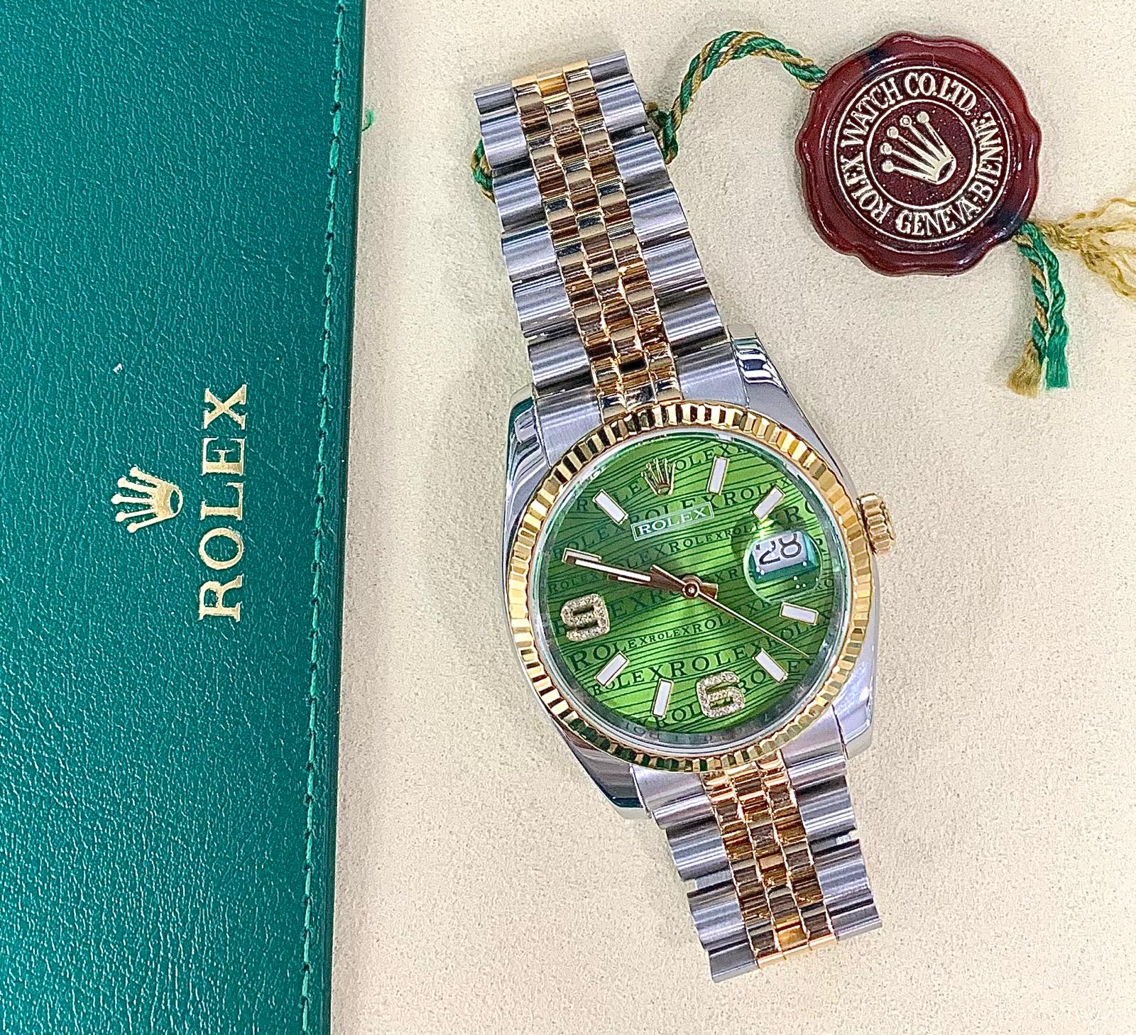 RolexAcciaio Oro Verde Smeraldo Diamanti 6/9 Rarissimo